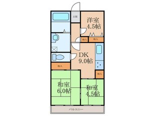 ツツミグランドハイツの物件間取画像